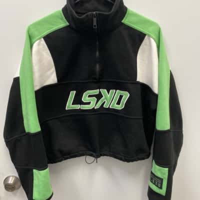 LSKD Womens  Size L Cropped Jumper Black  