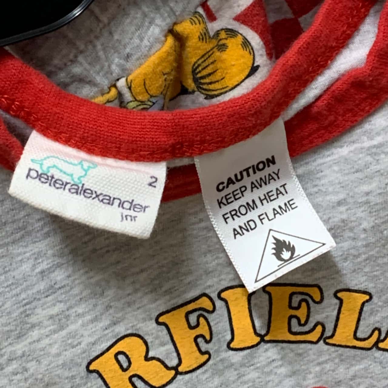 Peter Alexander Kids Grey / Red Shirt And Shorts Set(s)