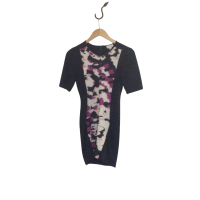 Witchery Women's Size 8 Short Sleeve Dress  Multicoloured 