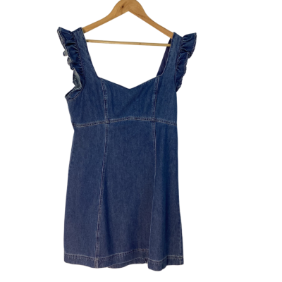 Forever New - Rose Denim Mid Wash Dress (Size 12)