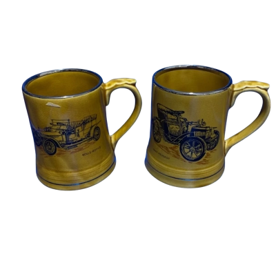 Vintage Wade Tankard x 2