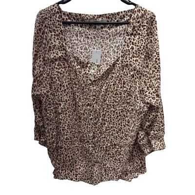 Forever new curve Womens  Size 18 Animal Garnet Top