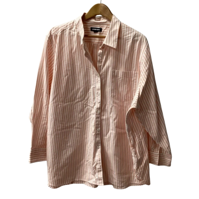 Lands' End Mens  Size XXXL Long Sleeve Shirt D