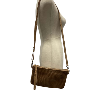 Evity Leather  Womens Purse Beige / Brown 