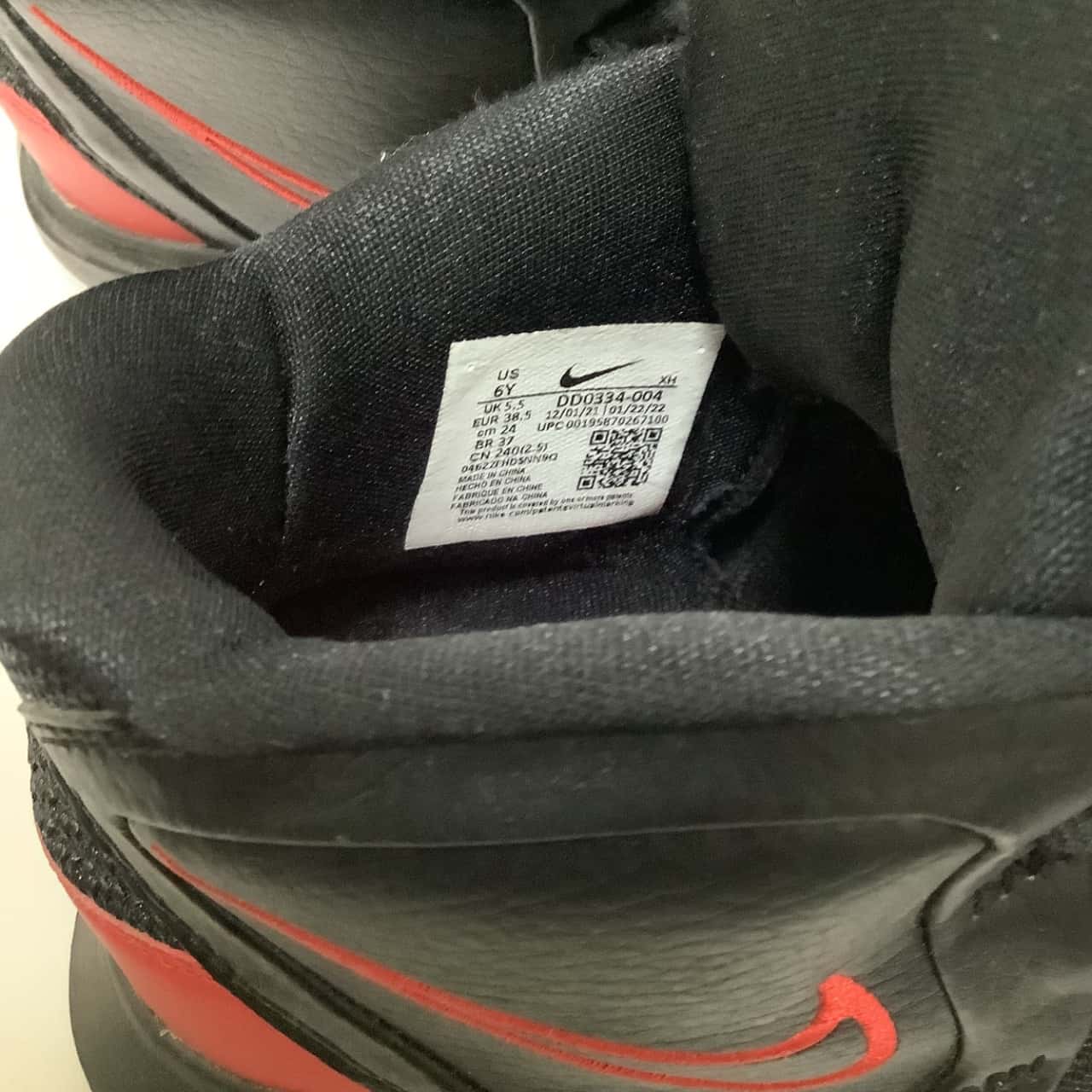 what size is 6y in women's shoes nike