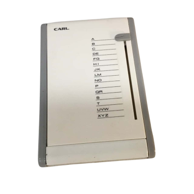 Vintage Carl Address Index List Finder