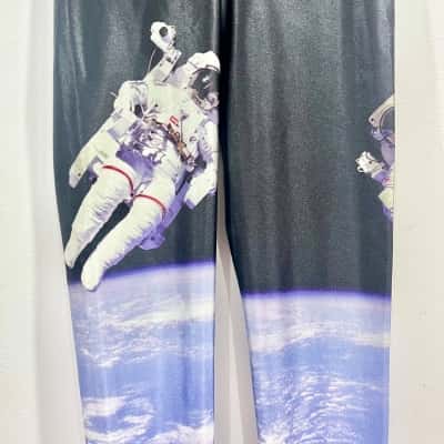 Blackmilk Astronaut Black/blue Leggins Size M