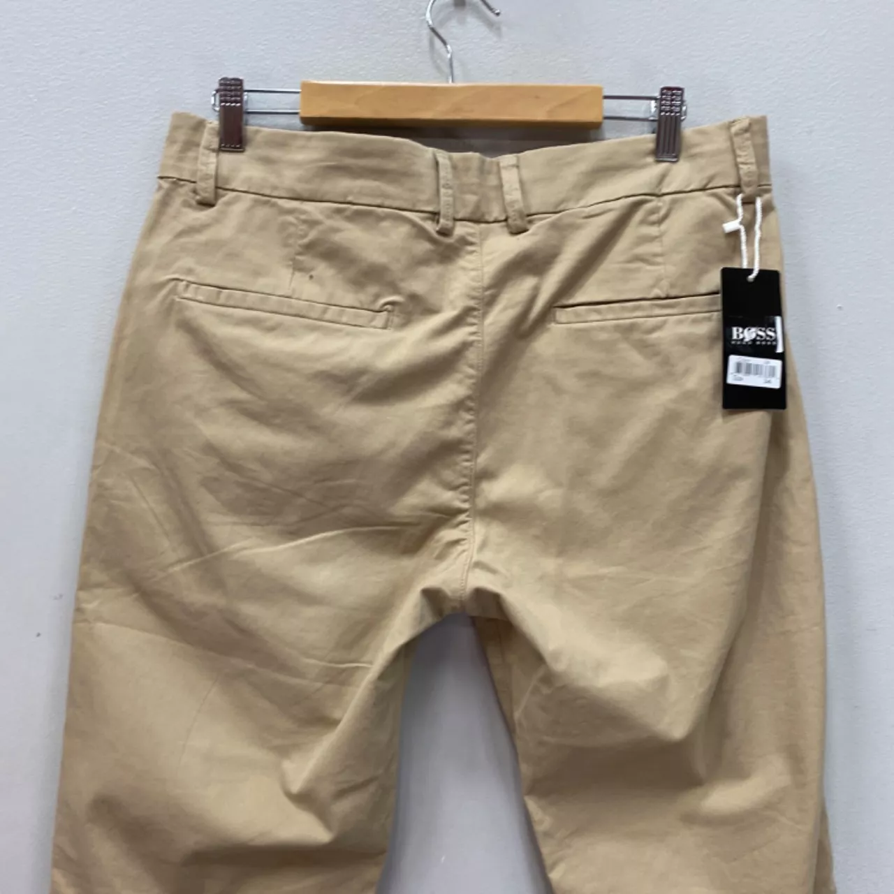 Boss Hugo Boss Mens Size 34 Slim fit Stretch Pants Beige - New With ...