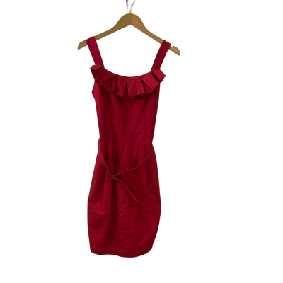 Cue Womens  Size 8 Mini Dress Red 