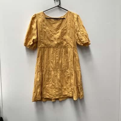 ST FROCK  Womens  Size 12 Mustard baby doll dress