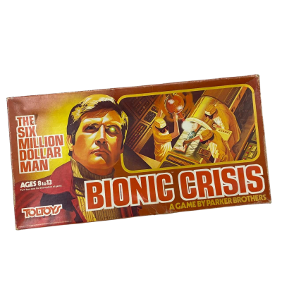Vintage The Six Million Dollar Man Bionic Crisis Board Game 