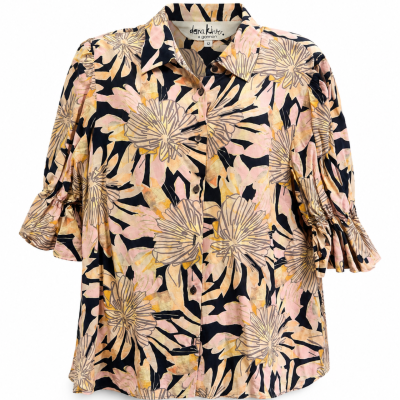 Dana Kinter x Gorman Floral Button-Up Blouse – Size 12