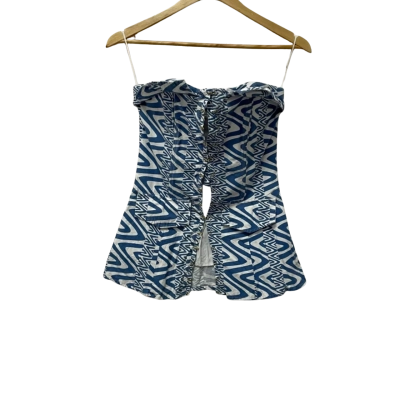 WITS The Label  Womens  Size 10 Blue / Pattern / White 
