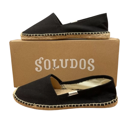 Soludos Black Original Dali Espadrilles US Size 8  