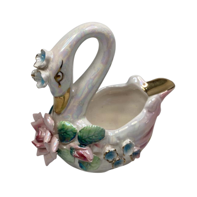 Lustreware Swan Ashtray