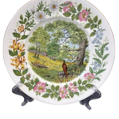 Coalport Woodland Seasons, set of 4 cabinet plates