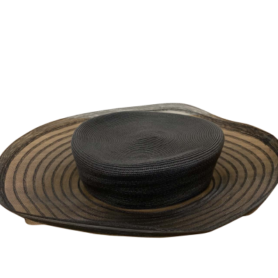 Womens Black carnival hat 