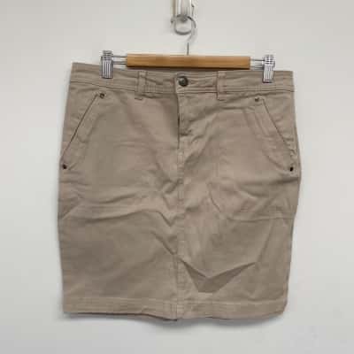 Katies Stone Core Canvas Skirt  Size 10 