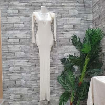  Womens  Size S / XS Maxi Dress White 