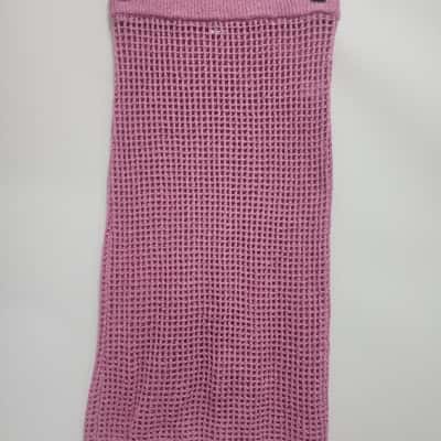 Ghanda Womens  Size M Midi Skirt Pink Knitted