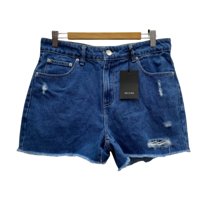 Decjuba Womens  Size 12 Denim Shorts Blue RRP $79.95