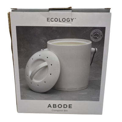 BNIB Ecology Abode Compost Bin/Kitchen Food Waste Container 23cm