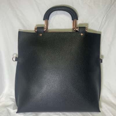 MIMCO Mini Tote Black / Rose Gold 