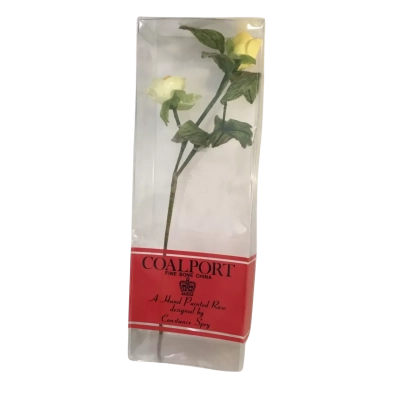 Coalport Fine Bone China  A Hand Painted Rose Designed by Constance  Spry