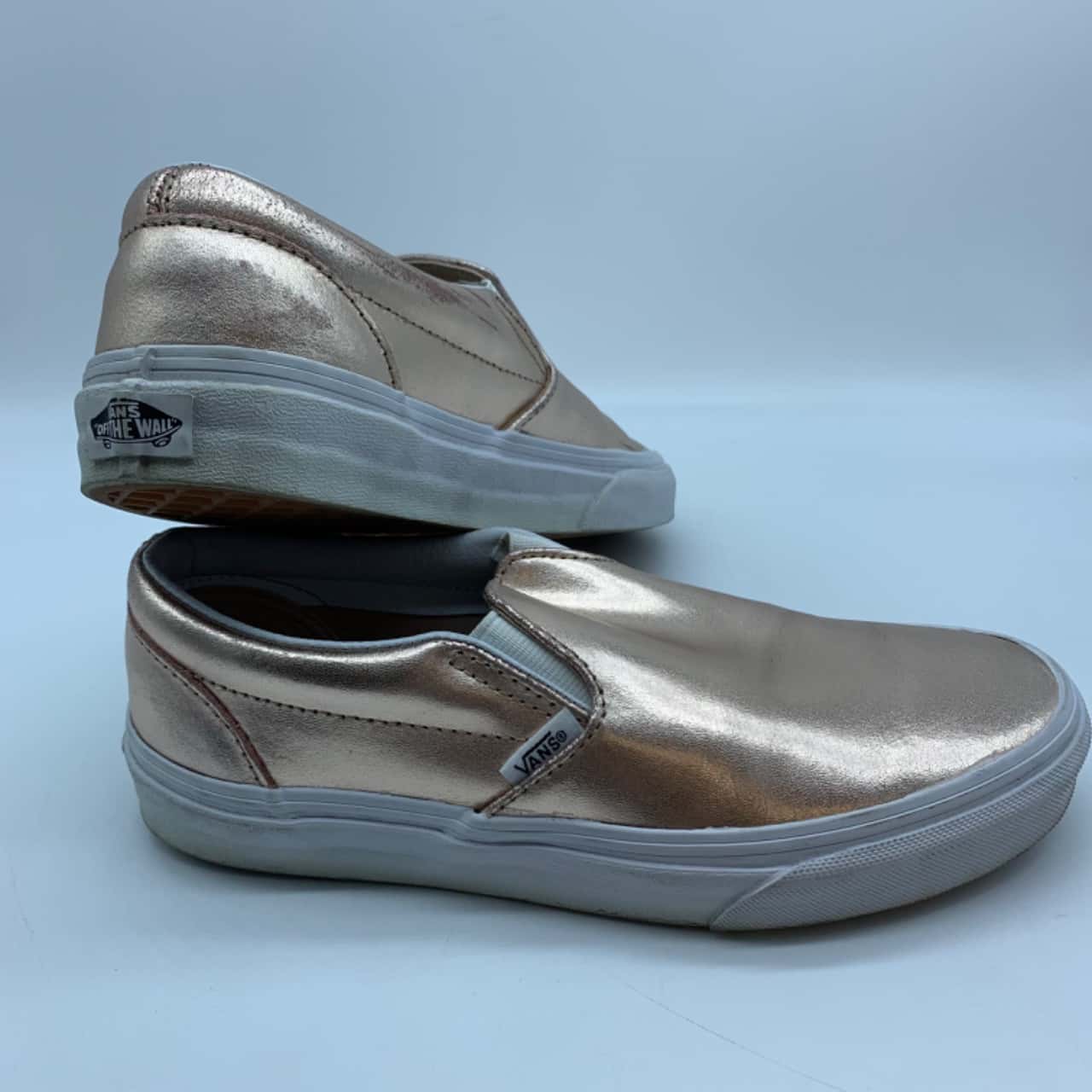 rose gold shoes vans