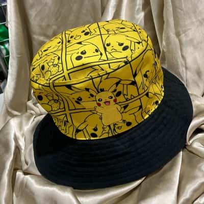 Pokémon Pikachu  Kids Bucket Hat Yellow/Pattern
