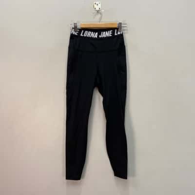 Lorna Jane Womens  Size XS Leggings Black  / White 