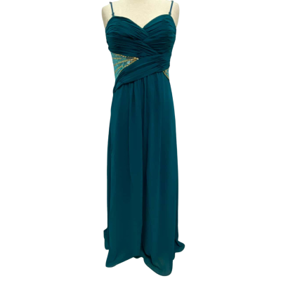 Miss Anne Teal Formal Dress. Size 12.  New with tags