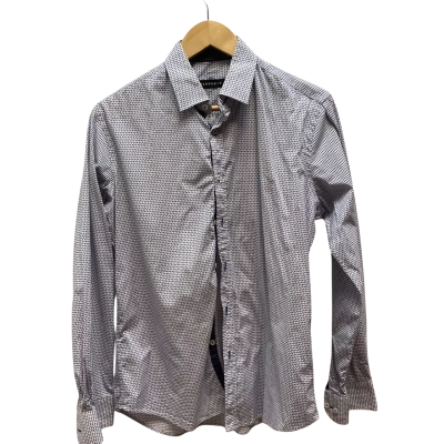 Tarocash Mens  Size S Blue Pattern Shirt
