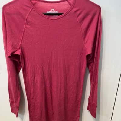 Kathmandu Womens  Size L Long Sleeve Shirt Pink  