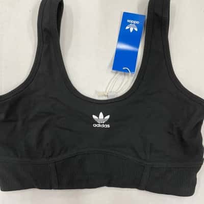 Adidas Womens  Size M Bra Black  