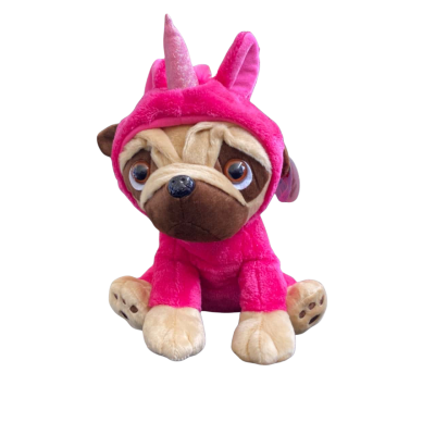 KEEL TOYS Pugs and Kisses / Dark Pink