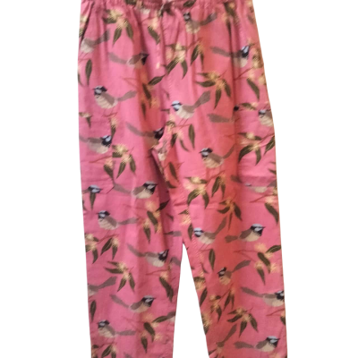 Princess Highway Womens  Fairy Wren Scrub pant Size S Pink  