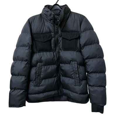 Zara Man Mens Size L Puffer Jacket Black  
