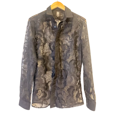 Twisted Tailor.   Black Lace Shirt.    Size M 