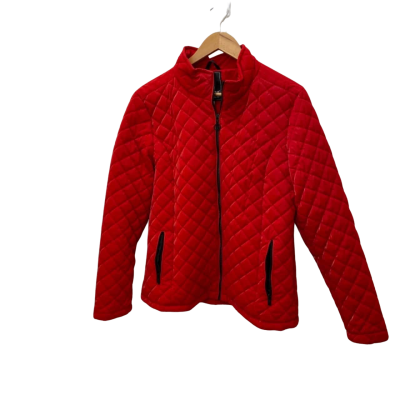  Dolcezza Women's Size L Shiny Red Puffer Jacket