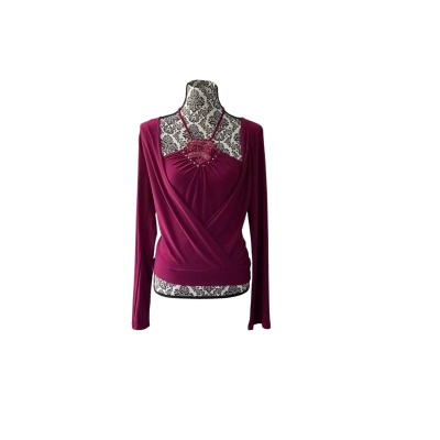 Shein Womens  Size 10.5 Halter Neck Top Purple 