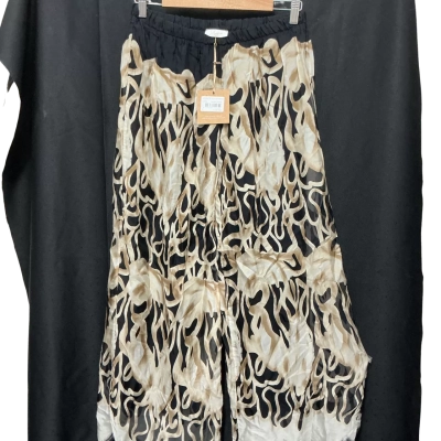 Venice Silk Pants Womens  Size L / M Beige / Black  / Brown / Gold 