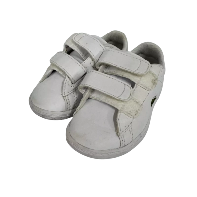 Lacoste Kids Carnaby Evo BL 21 Sneakers- White - UK Size 5