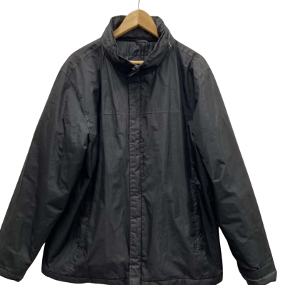 Mountain Club Mens  Size M Front Zipper / Raincoat Black  