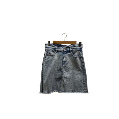 Seed Womens  Size 8 Denim Skirt Blue 