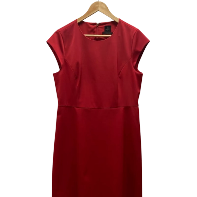 David Lawrence Womens  Red Dress Size 14 
