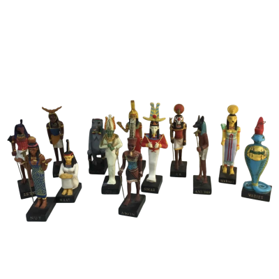 The Gods of Ancient Egypt Figurines as pictured