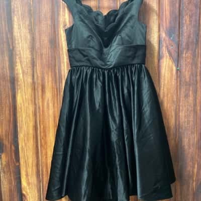 Private custom   Size 14 Cocktail Dress Black  new 