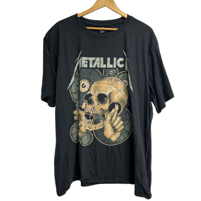  Unisex Size XXXL Black Metallica Shirt