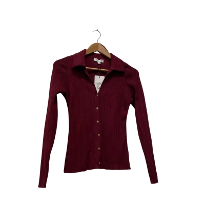 Preview Womens  Size XS Long Sleeve Shirt Maroon 